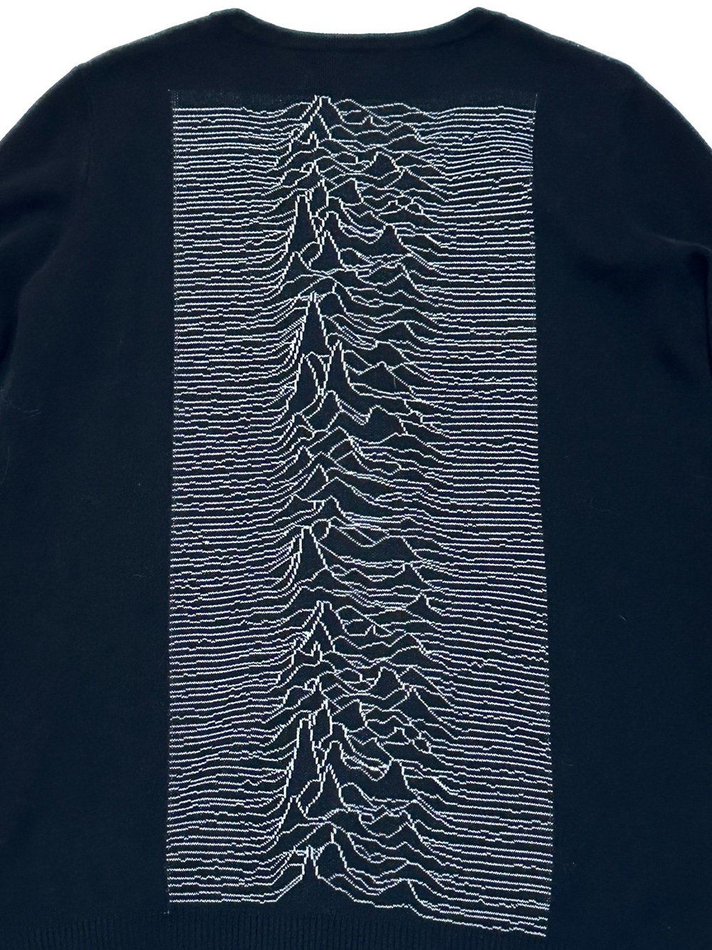 Joy Division x Midnight Hour Unknown Pleasures 100% Cotton Cardigan Sweater - Picture 5 of 7